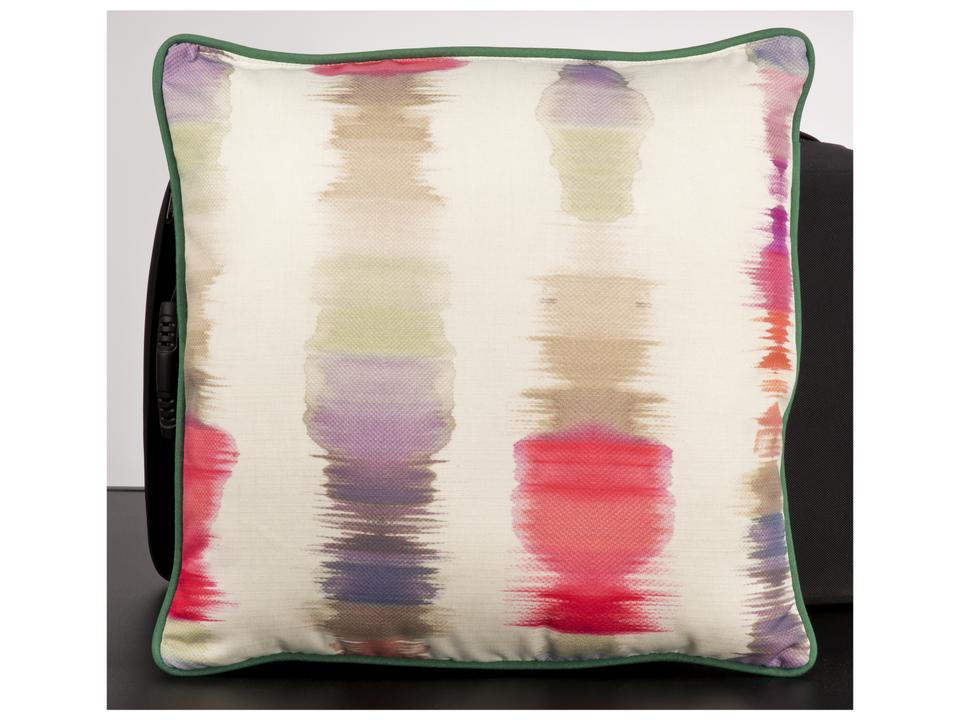 24 Inch Square Throw Pillow with Faux Down Fill