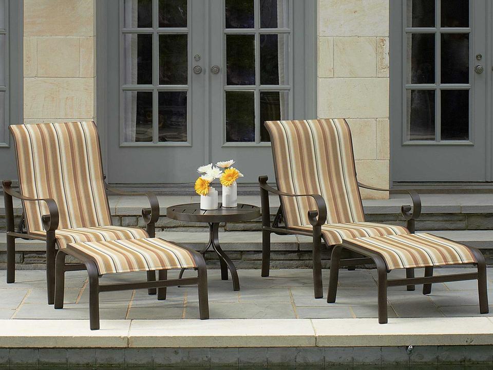 Belden Sling Aluminum Outdoor Lounge Set
