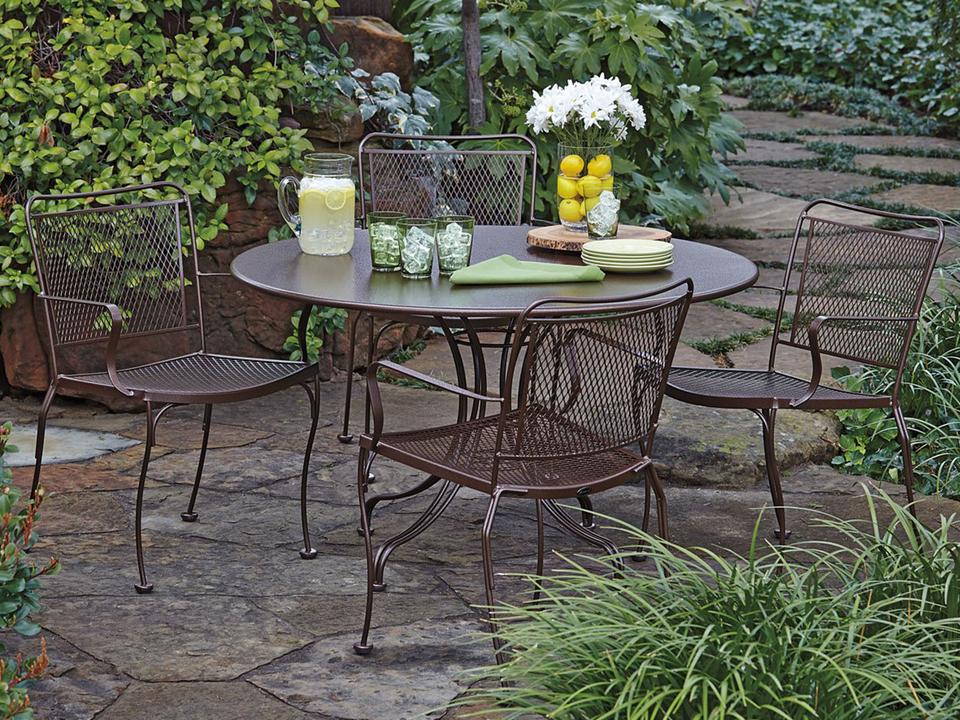 Constantine Wrought Iron Outdoor Dining Set