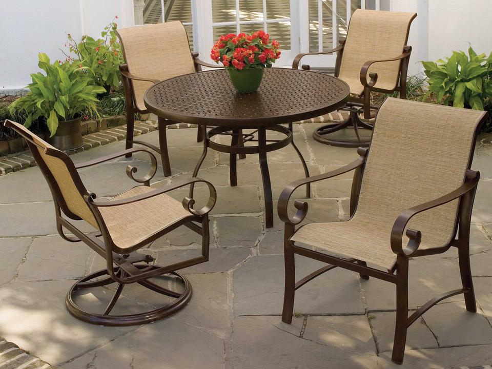 Belden Sling Aluminum Outdoor Dining Set