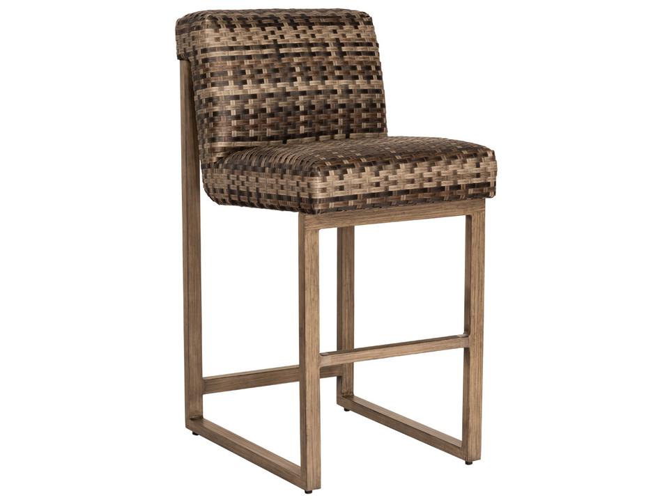 Reunion Outdoor Wicker Counter Stool without Arms