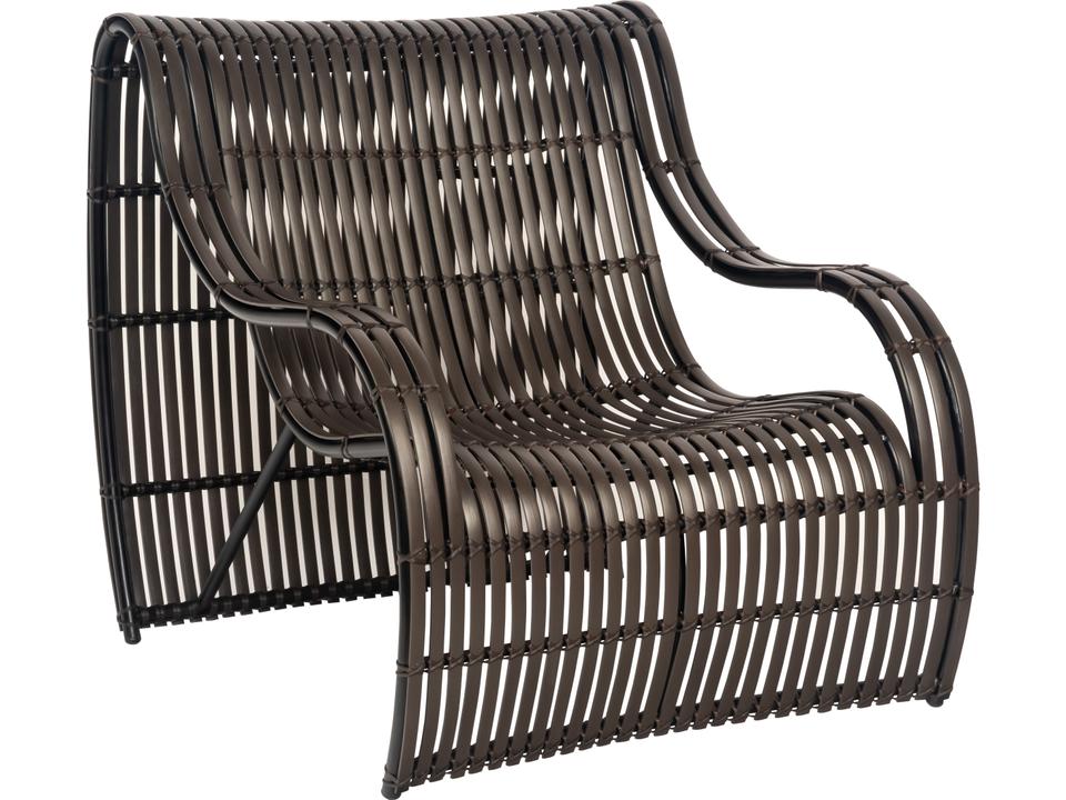 Loft Large Lounge Chair with Cocoa Woven Wicker