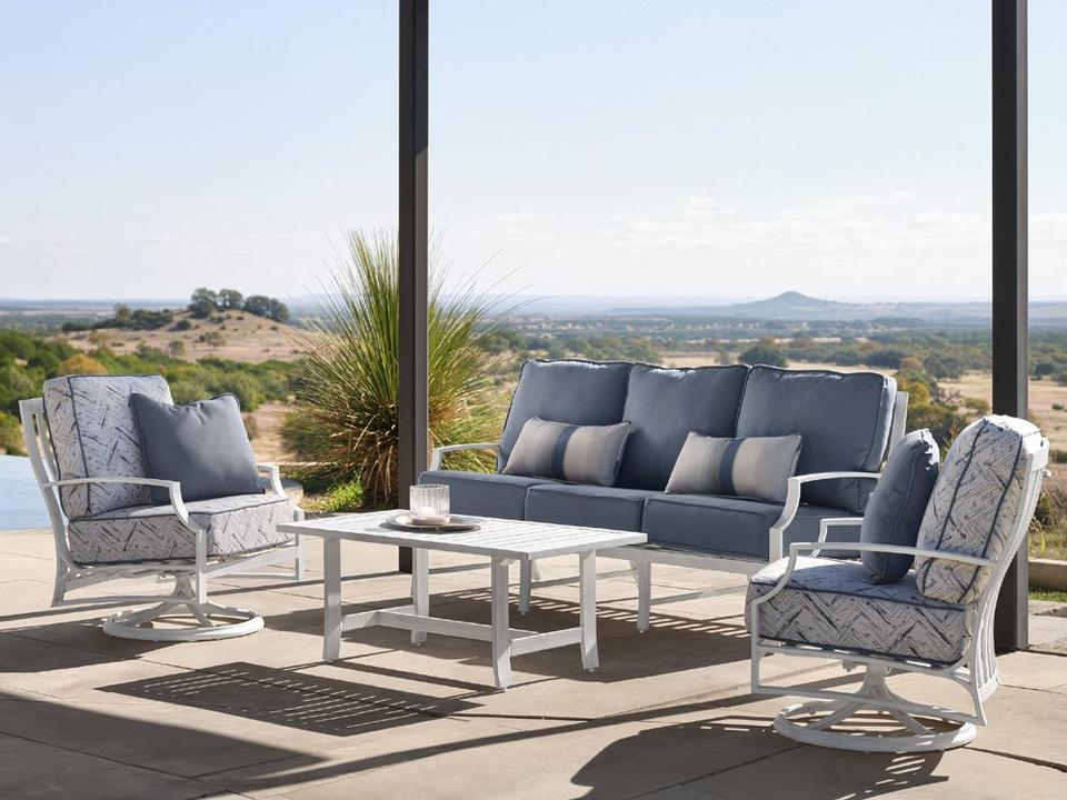 Seal Cove Aluminum Outdoor Patio Lounge Set