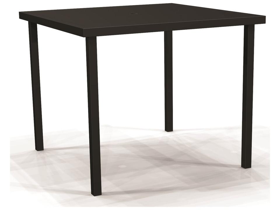 Solid Top Aluminum Square Outdoor Patio Counter Table