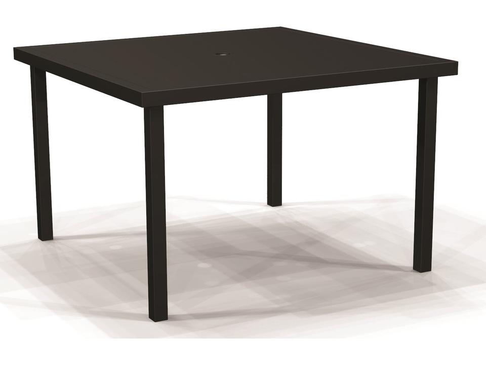 Jasper 44-Inch Square Solid Top Aluminum Dining Table