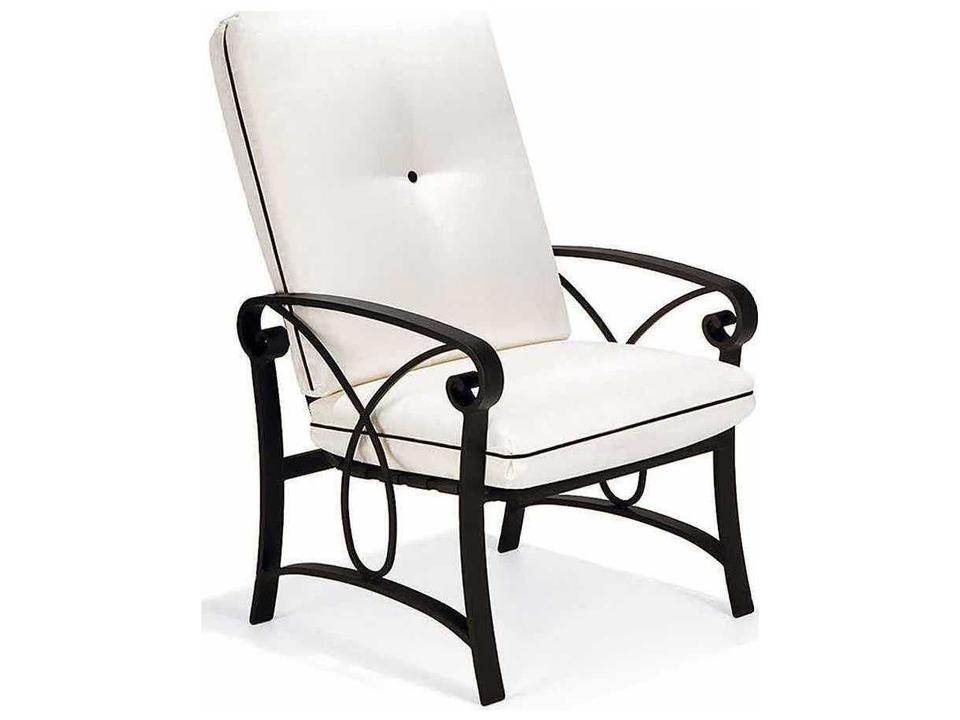 Palazzo Cushion High Back Arm Dining Chair