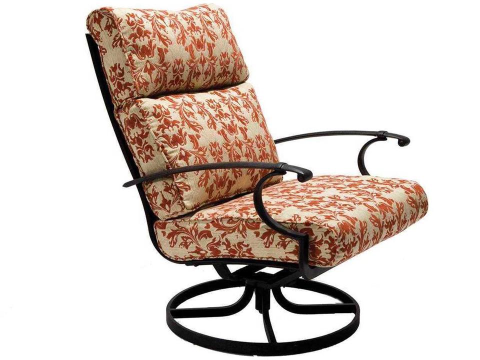 Manor Aluminum Ultra High Back Swivel Rocker Lounge Chair