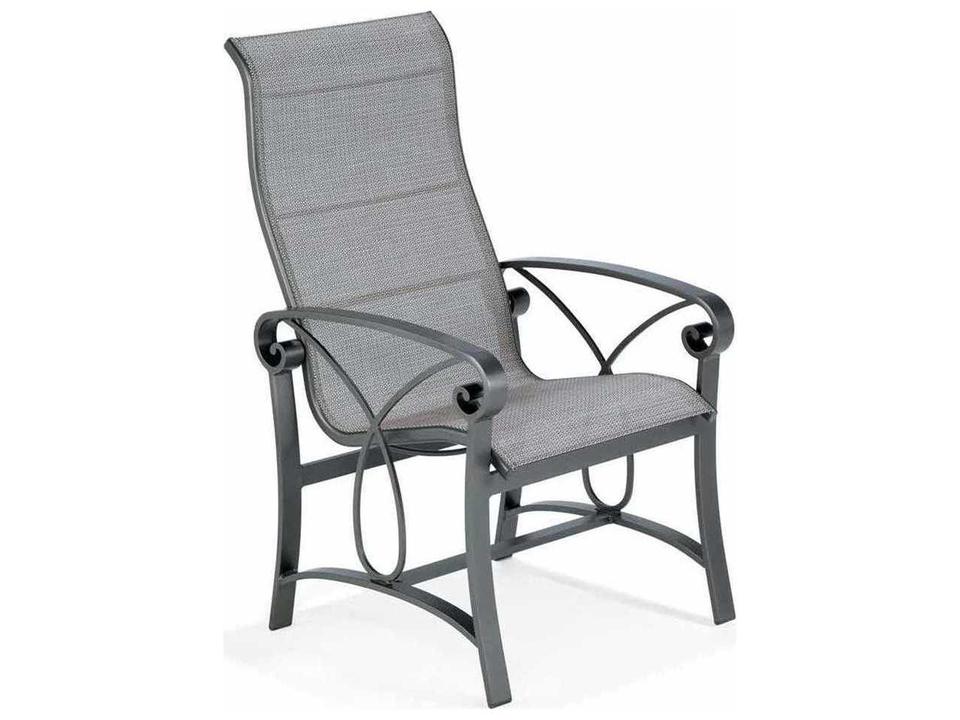 Palazzo Sling Aluminum Ultimate High Back Dining Armchair