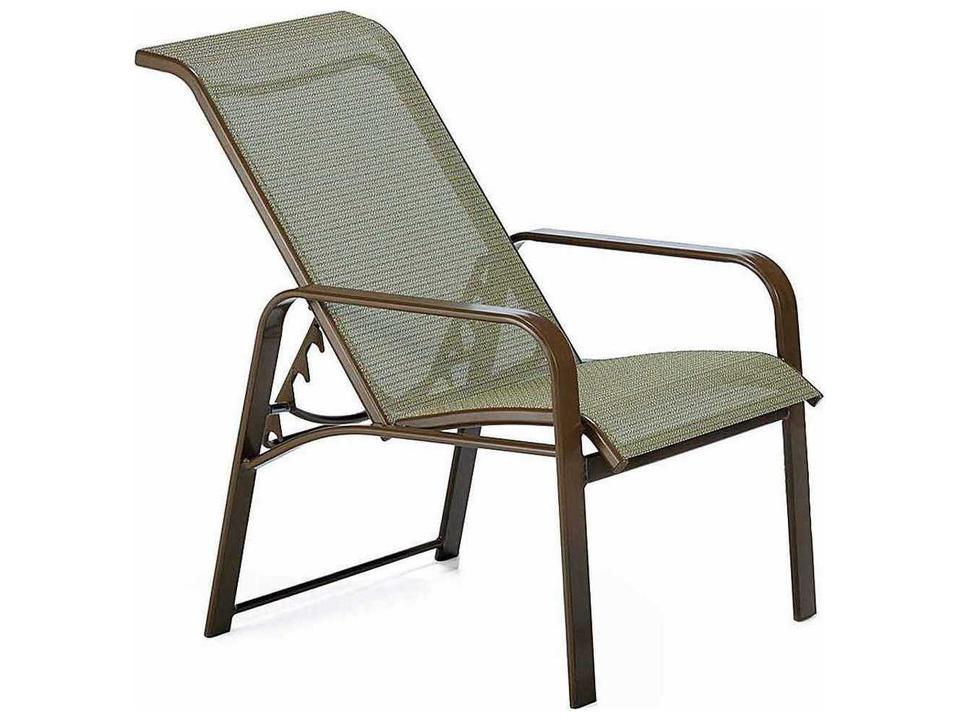 Seagrove II Sling Aluminum Adjustable Outdoor Lounge Chair