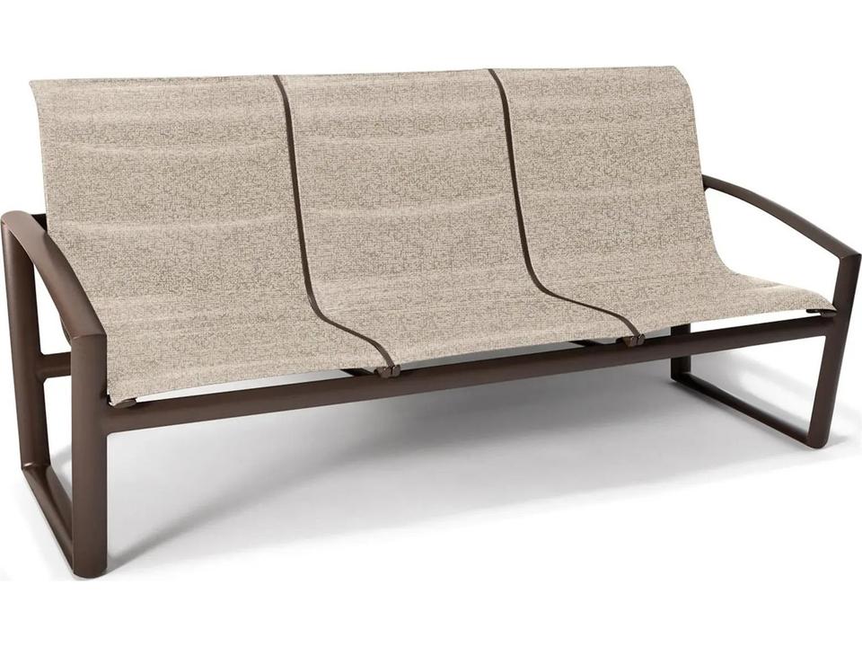 Icon Padded Sling Aluminum High Back Sofa