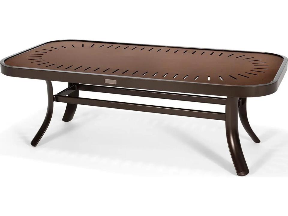 Icon 54 x 27 Inch Rectangular Aluminum KD Coffee Table
