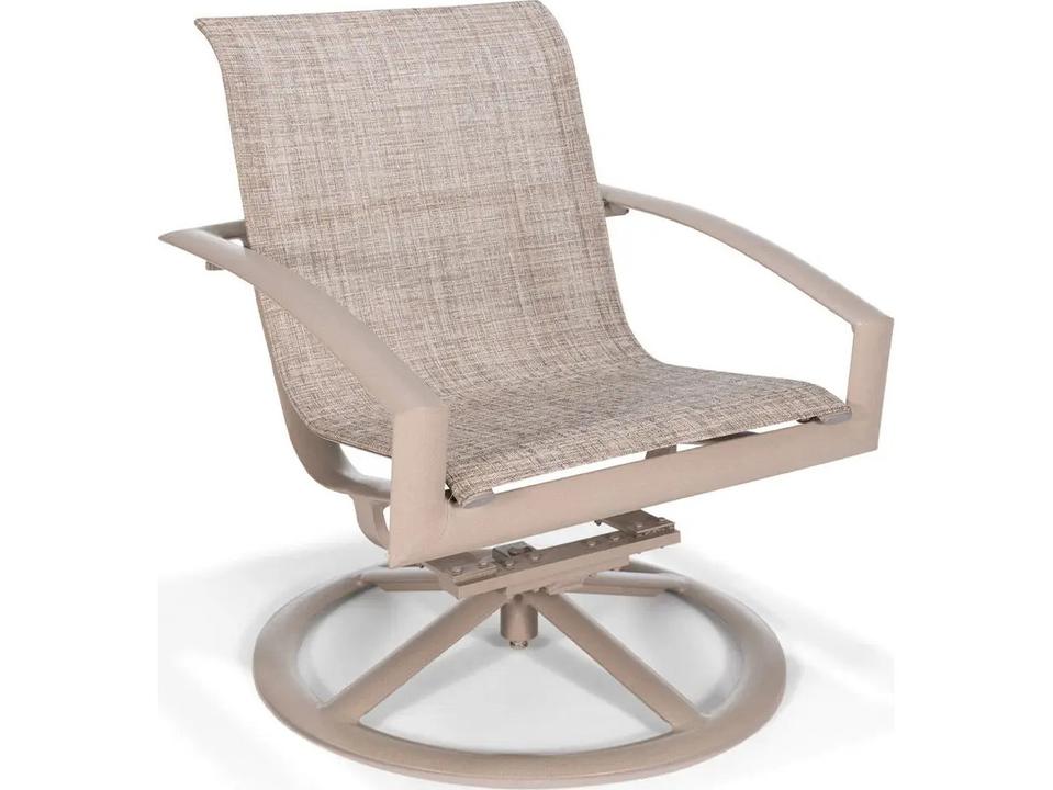 Icon Sling Aluminum High Back Swivel Rocker Lounge Chair