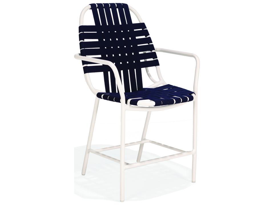 Oceans Aluminum Counter Height Stool with Arms