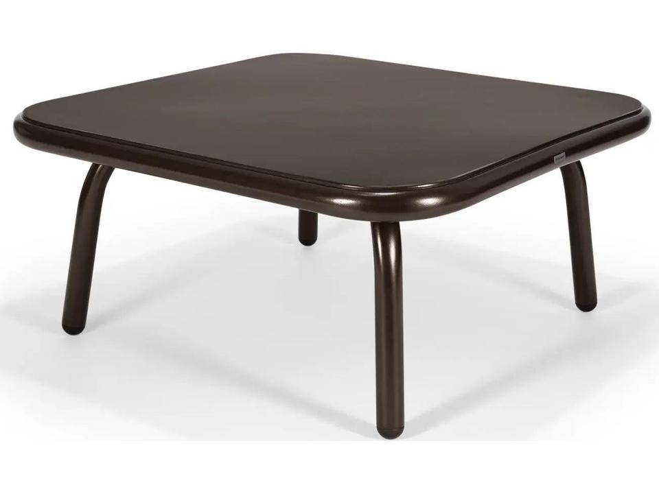 Holsen 42 Inch Square Aluminum Rigid Chat Table