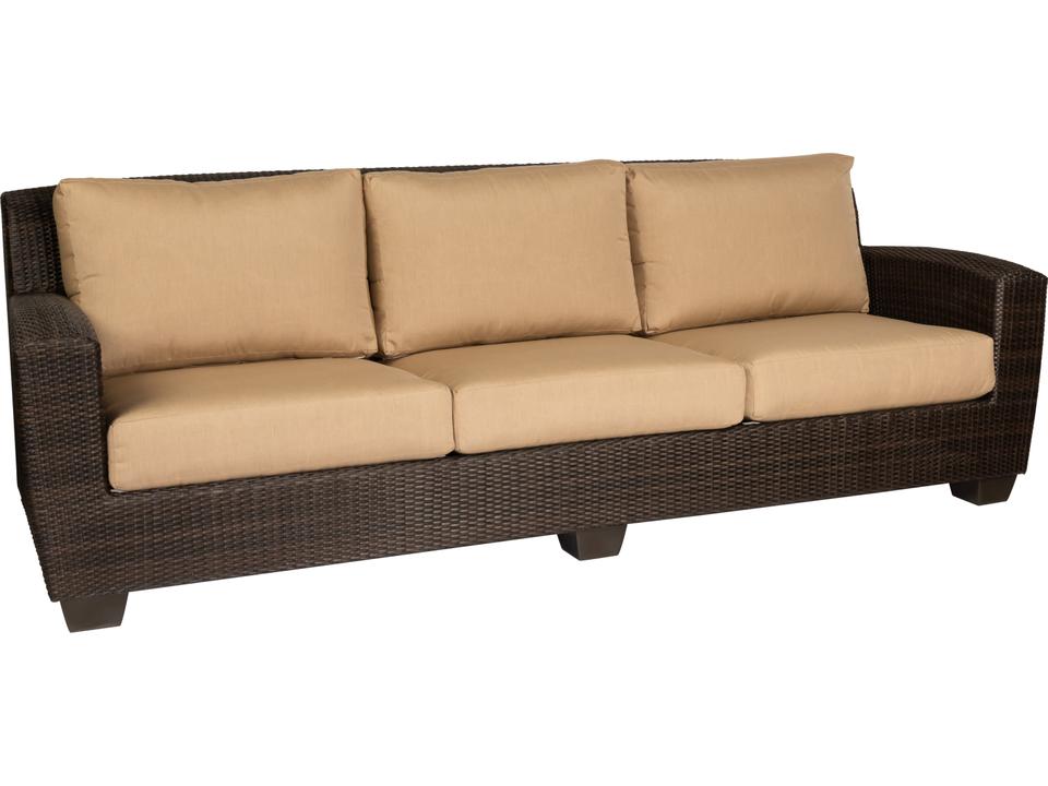 Whitecraft Saddleback Wicker Patio Sofa