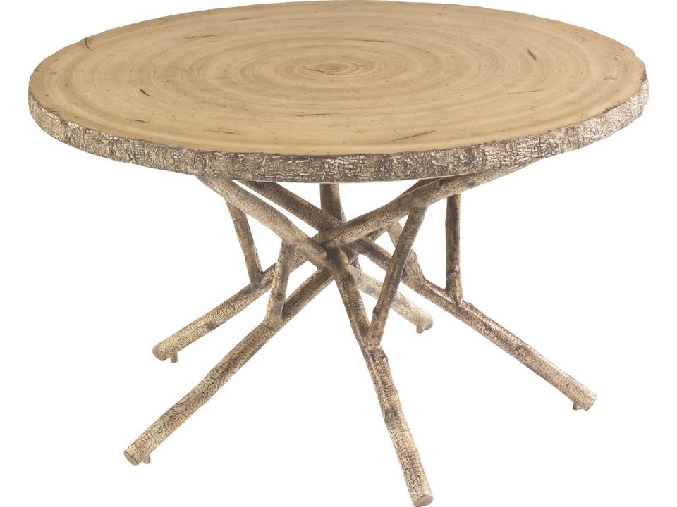 River Run 48-Inch Round Birch Heartwood Dining Table