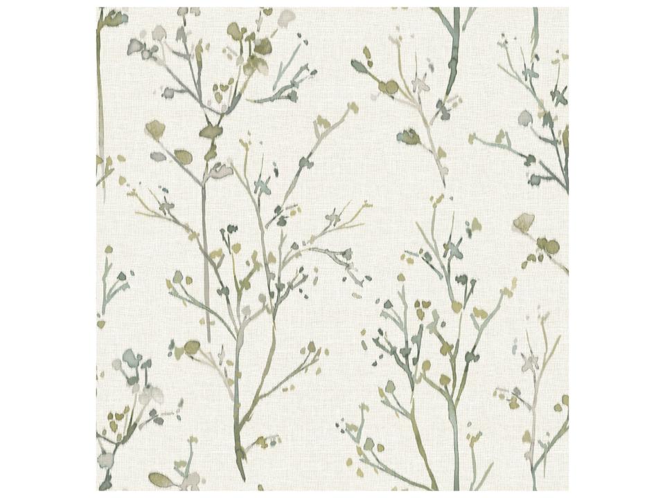 Drew & Jonathan Home Fifth Edition Moss Budding Branches Wallpaper