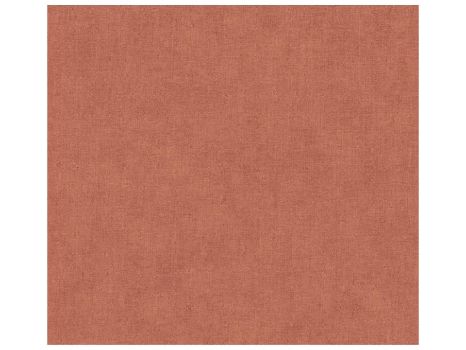 Portofino Rust Faux Linen Wallpaper