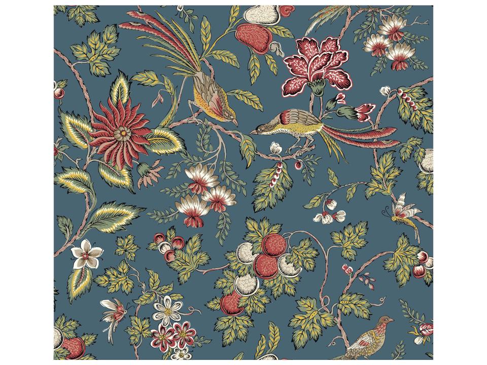Antonina Vella Indigo Wallpaper