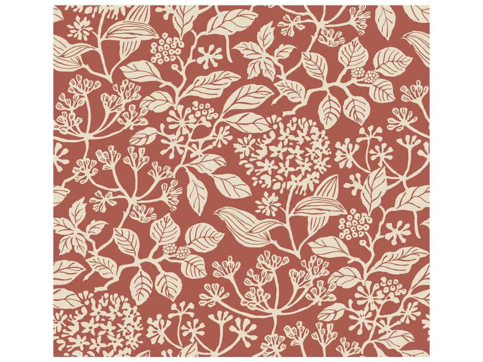 Antonina Vella Ruby Botanical Wallpaper