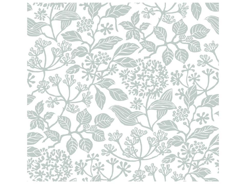 Antonina Vella Light Blue Botanical Wallpaper