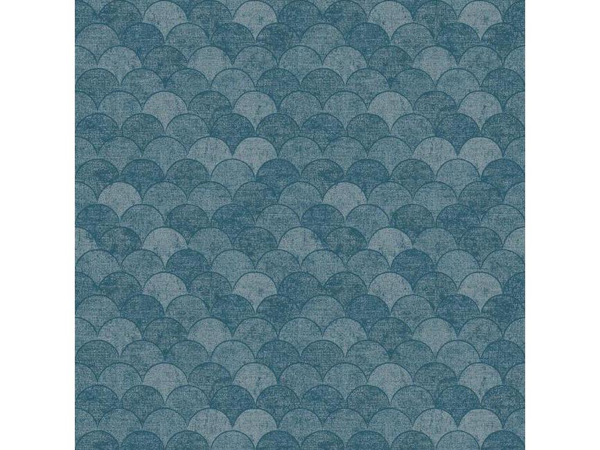 Antonina Vella Natural Opalescence Blue Mermaid Scales Wallpaper