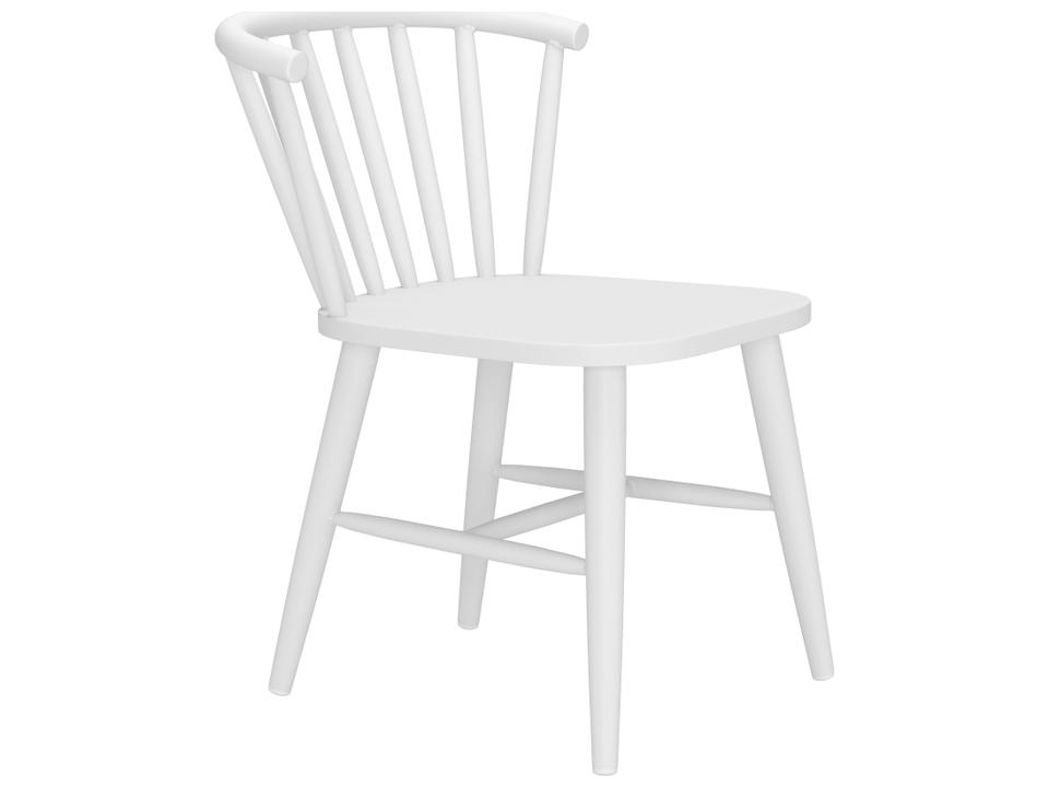 Shio Modern Outdoor Dining Side Chair in White Powder Coated Aluminum