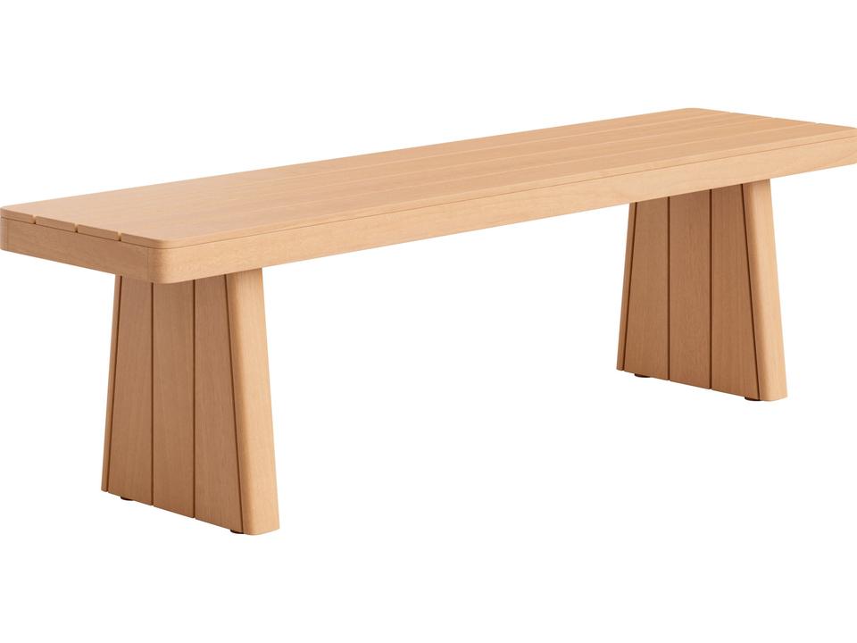 Natural Wood Bench