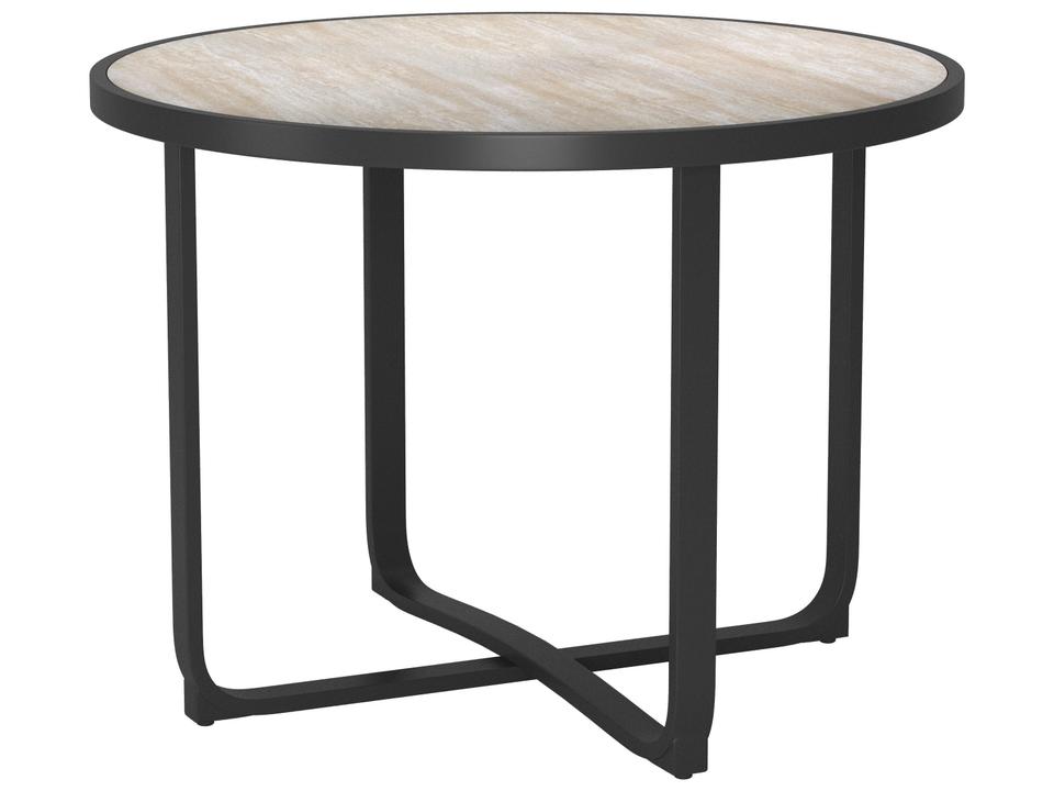 Black Glass Round Dining Table