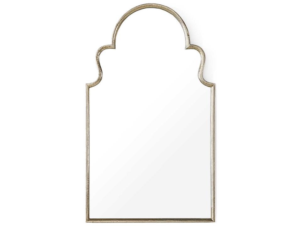 Juno Distressed Silver Floor Mirror Vertical