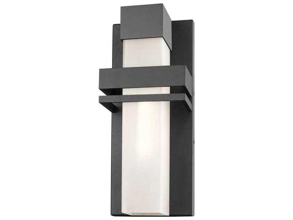 Camden 1-Light LED Outdoor Wall Light in Black
