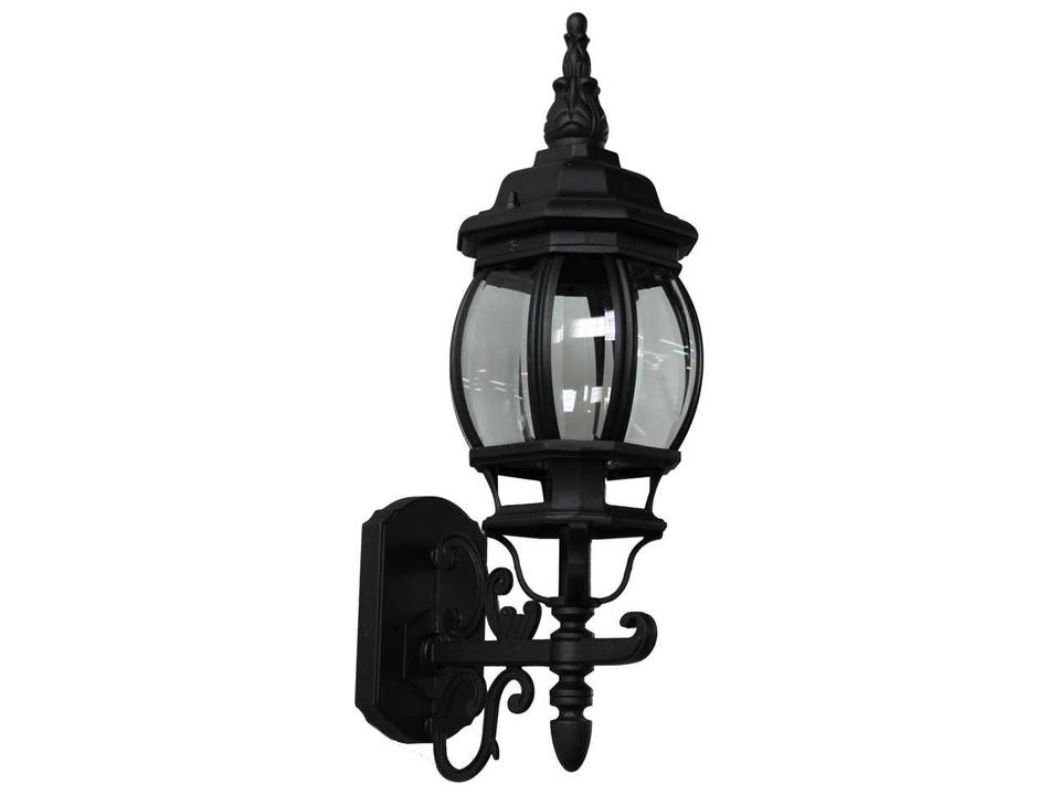 Classico 1-Light Outdoor Wall Sconce in Black