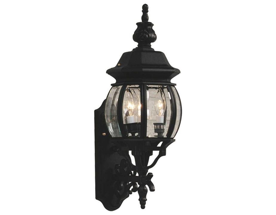 Classico 3-Light Outdoor Wall Sconce in Rust Finish