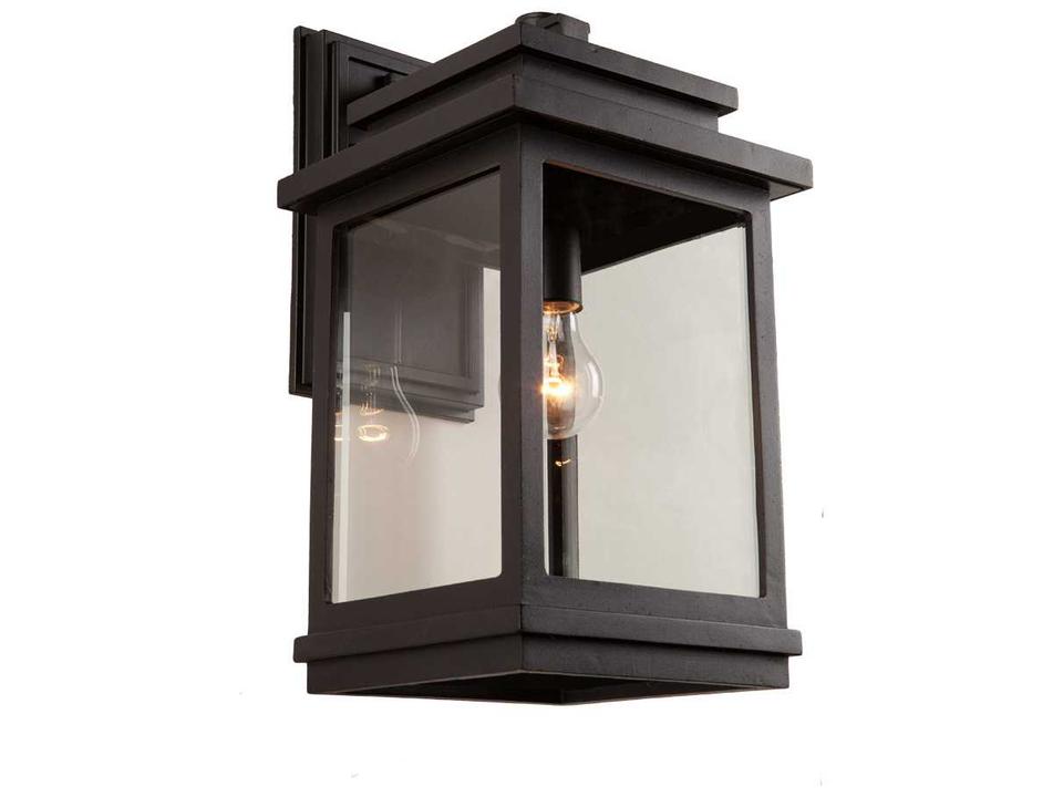 Fremont 1-Light 14-Inch Outdoor Wall Light in Oil Rubbed Bronze
