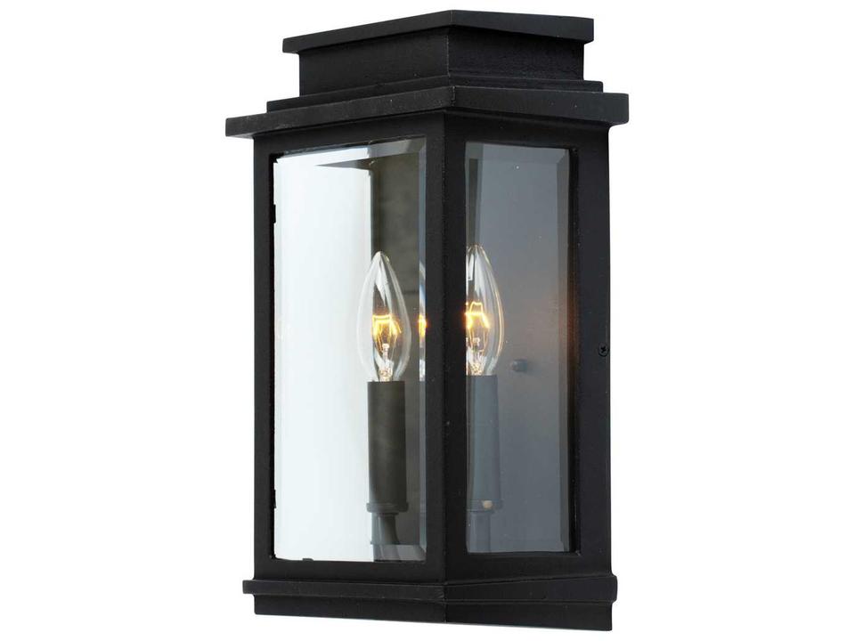 Fremont 2-Light Outdoor Wall Light in Black