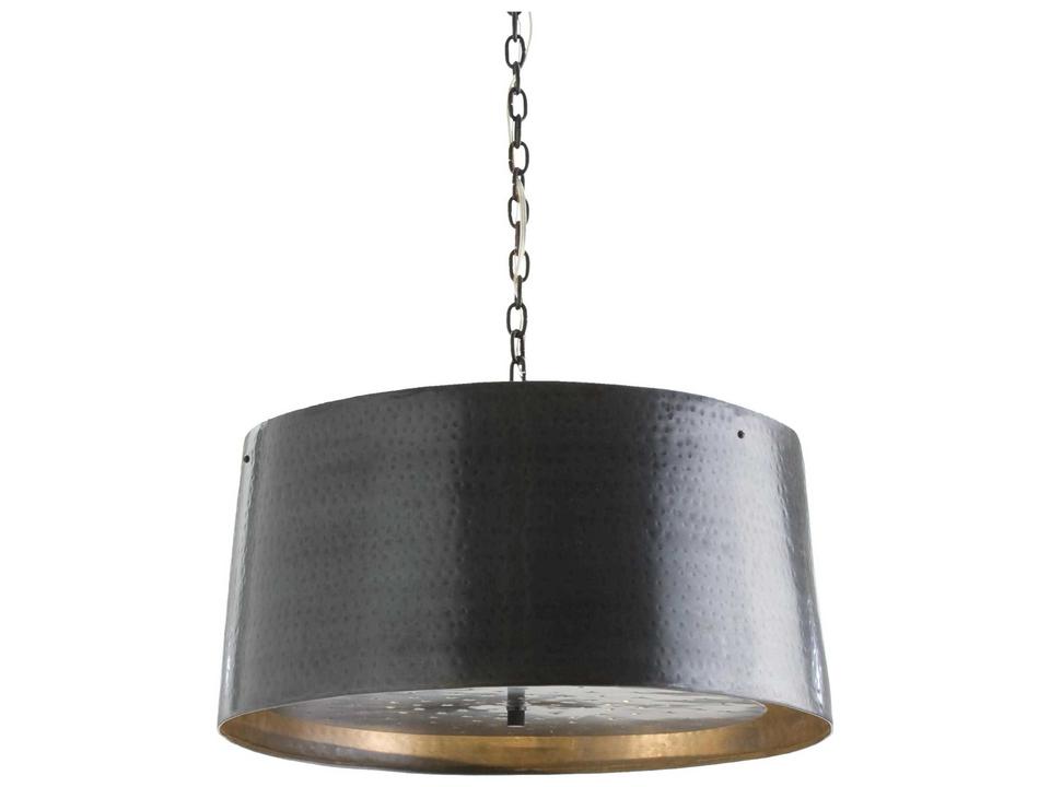 Anderson Small Pendant Hammered Bronze Drum Shade