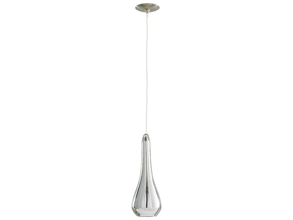 Arianna Teardrop Pendant Light in Antique Mercury Glass