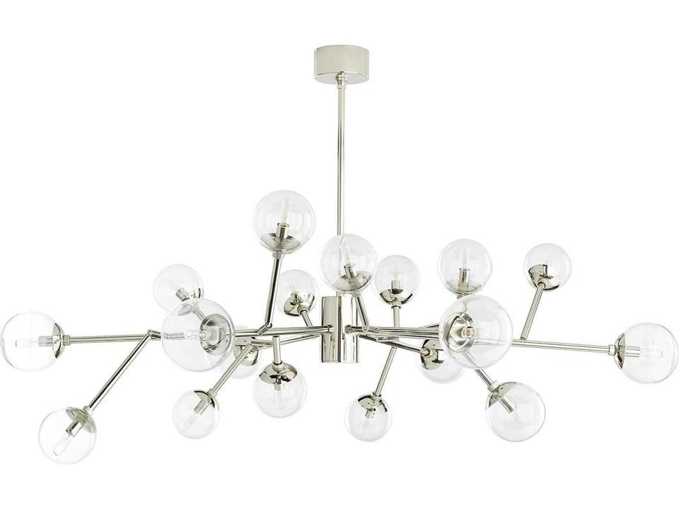 Arteriors Dallas Medium Chandelier Polished Nickel Adjustable