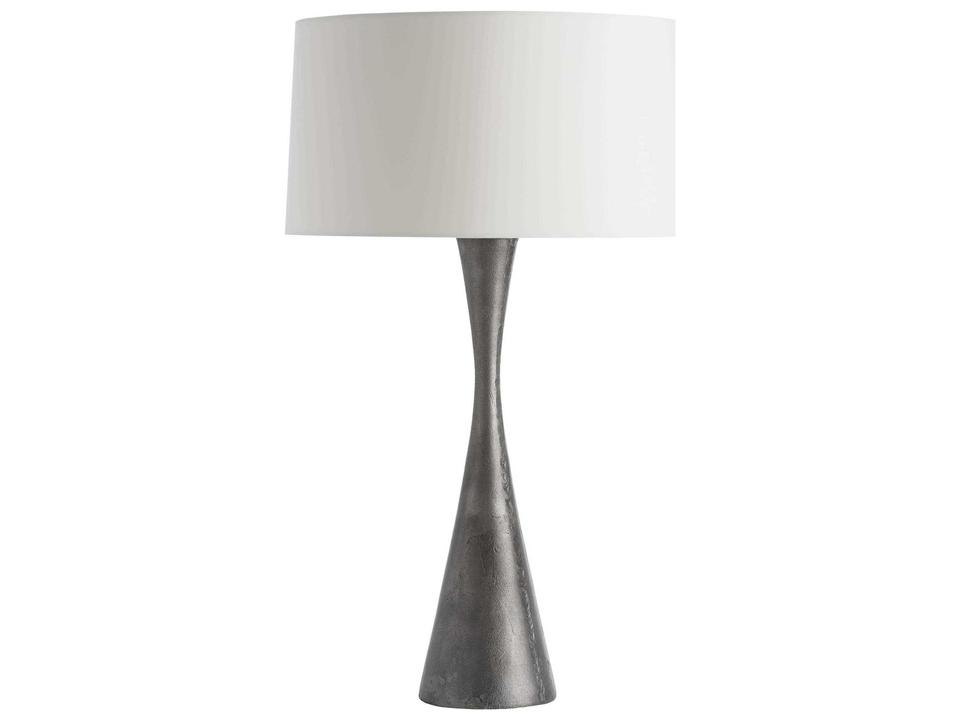 Narsi Antiqued Aluminum Gray Buffet Lamp