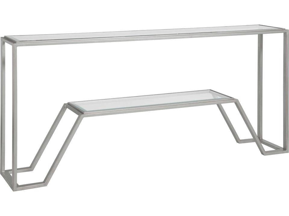 Home Byron Metal Designs Console Table in Argento Finish