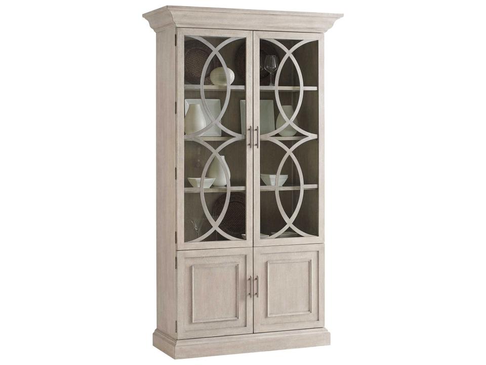 Malibu El Matador Curio Display Cabinet with LED Lighting and Metal Fretwork