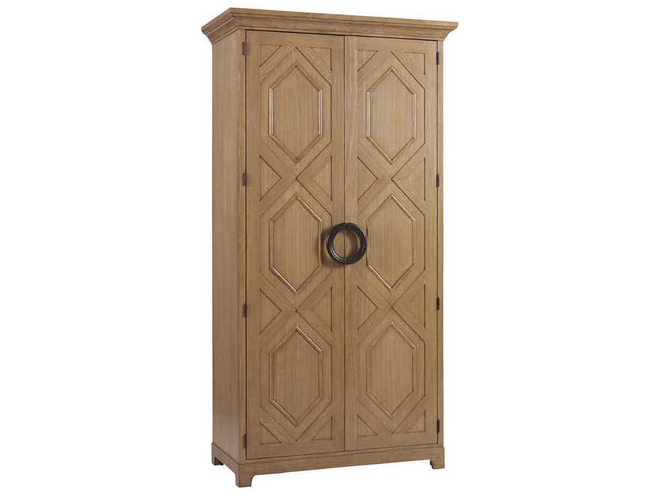 Pacific Coast Cabinet Newport Geometric Pattern Sandstone Finish