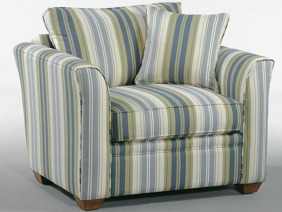 Bridgeport Upholstered Accent Arm Chair in Customizable Fabric