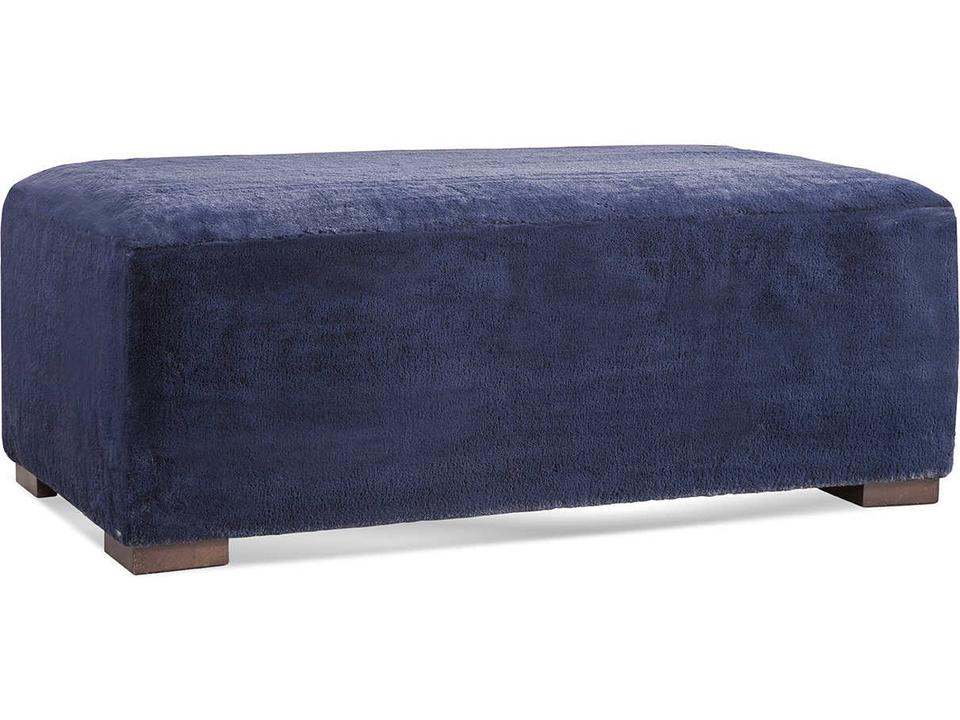Campos Cocktail Ottoman Upholstered with Block Legs