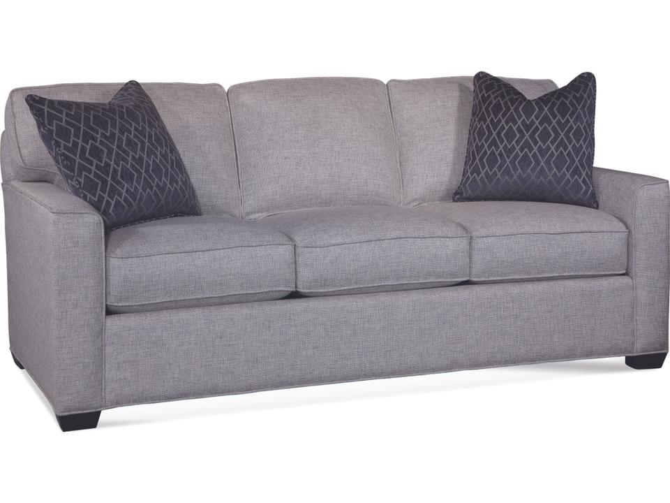 Easton Transitional Queen Sleeper Sofa with Track Arms