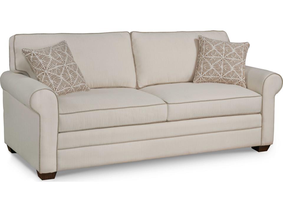 Bedford Queen Sleeper Sofa with Rolled Arms and Innerspring Mattress