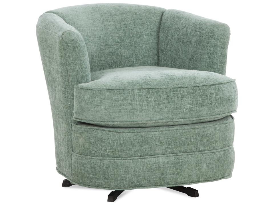 Greyson Swivel Tub Accent Chair Upholstered in Fabric