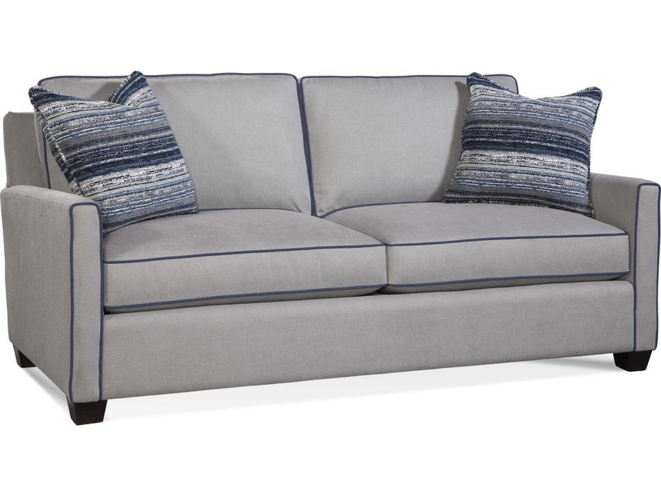 Nicklaus Queen Sleeper Sofa with Track Arms and Tapered Feet
