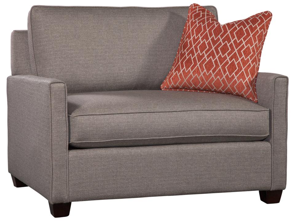 Nicklaus Twin Fabric Sleeper Chair with Innerspring Mattress