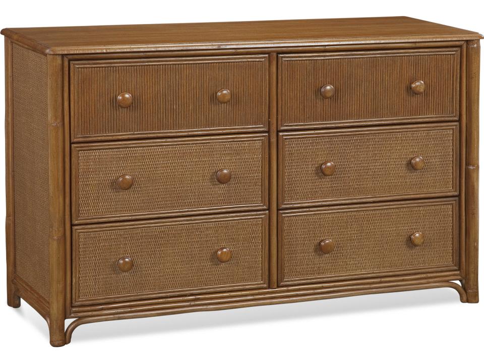 Summer Retreat Six-Drawer Dresser in Customizable Finish